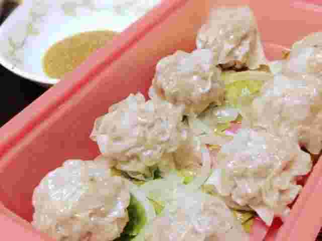 レンジで作るシュウマイ