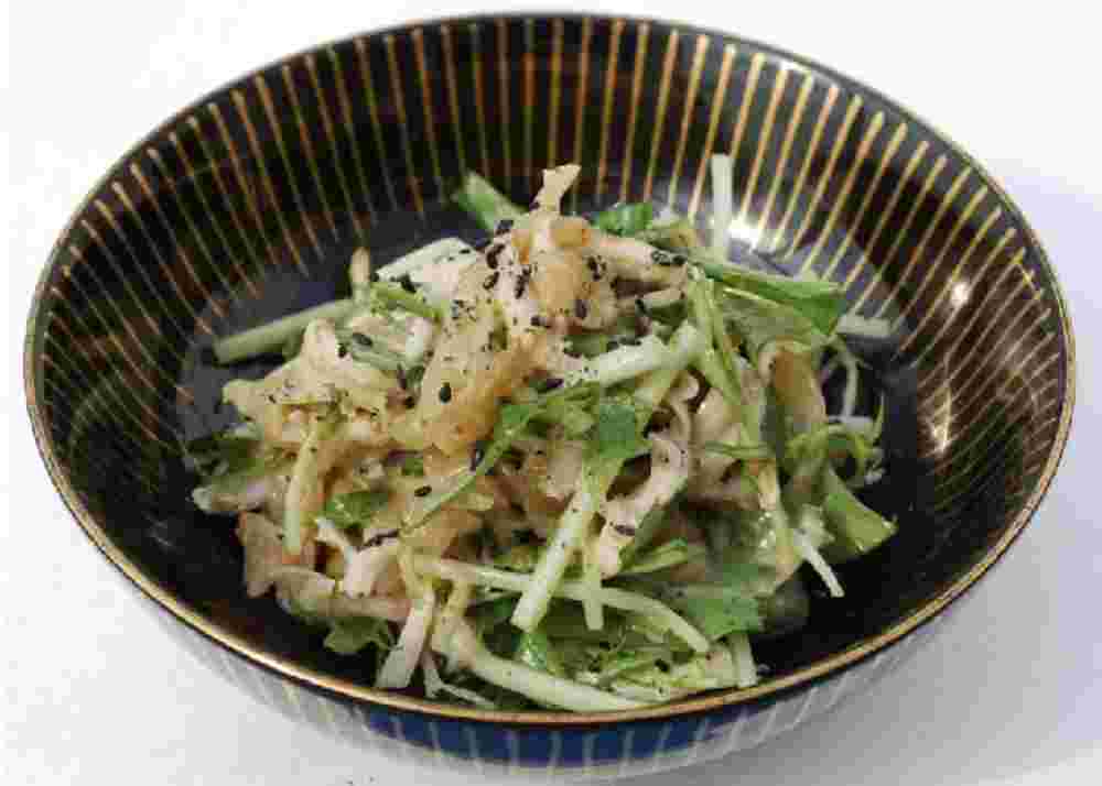 水菜サラダのレシピ画像