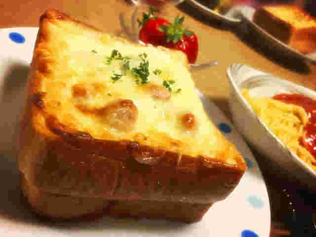 市販の食パンで簡単パングラタン