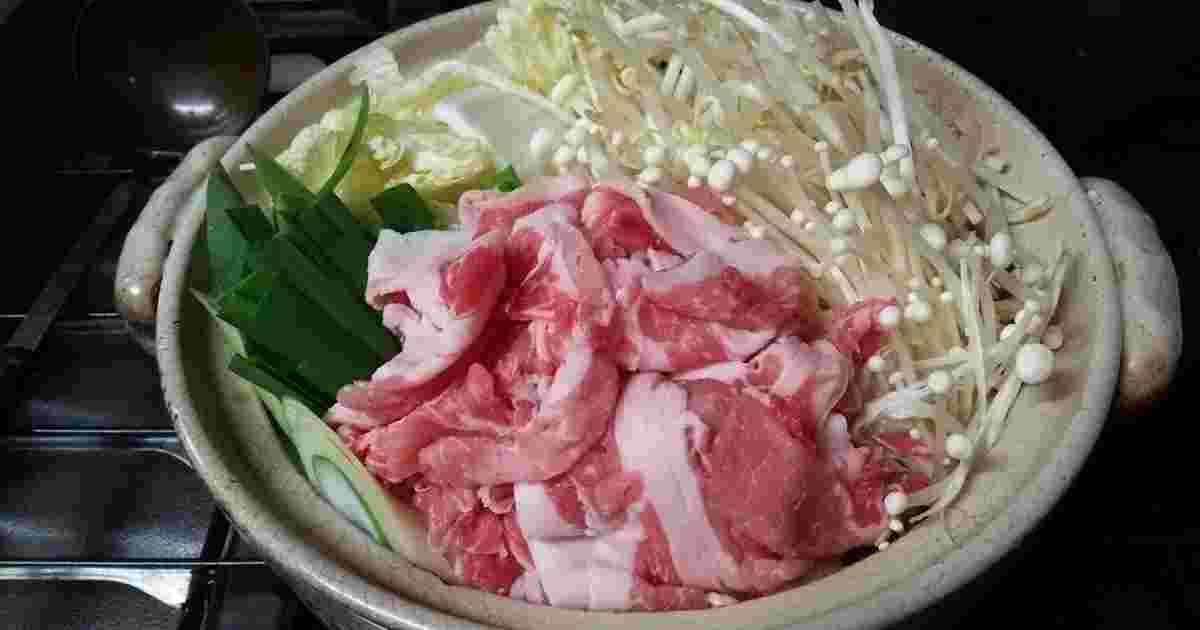 豚肉と白菜の簡単鍋