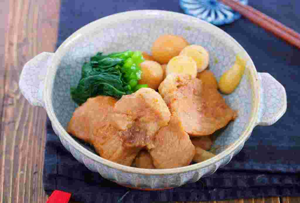 とんかつ肉を使った角煮風スピード煮豚