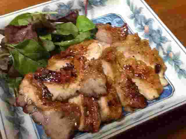 とんかつ肉を使った料理「時短焼き豚」
