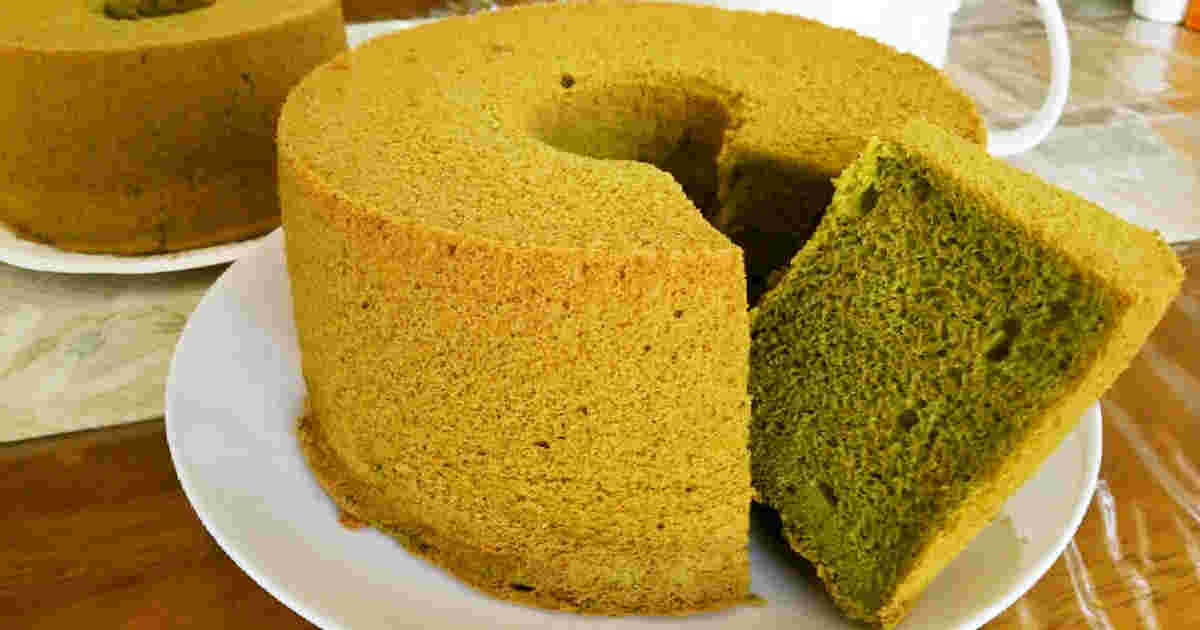 抹茶シフォンケーキ