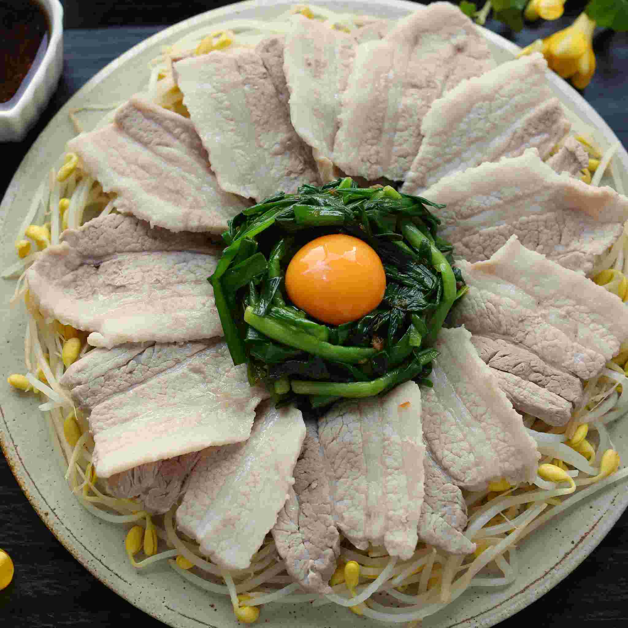焼肉用豚バラ肉を使った「雲白肉風おつまみ」