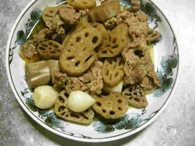 牛バラ肉切り落としを使った炒め物