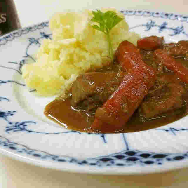 牛もも肉のギネス煮込み