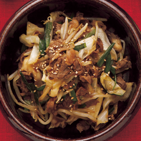 牛もも肉を使った韓国風焼き肉