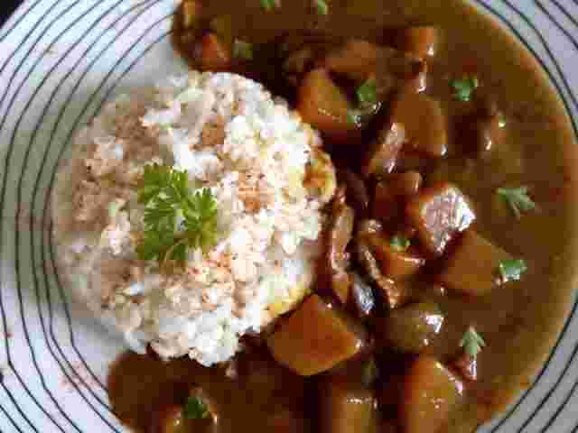 牛バラ肉切り落としを使ったカレー