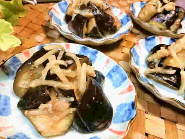 なすと新生姜の漬物