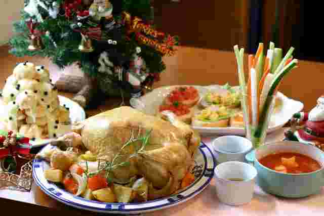 クリスマスの持ち寄りパーティー料理
