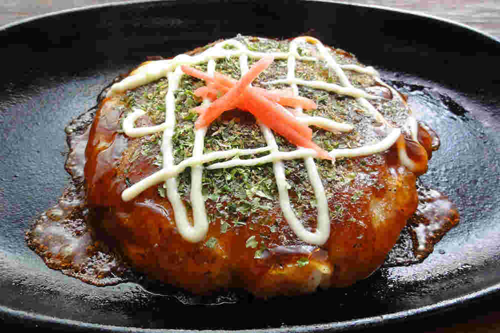 米粉のお好み焼き