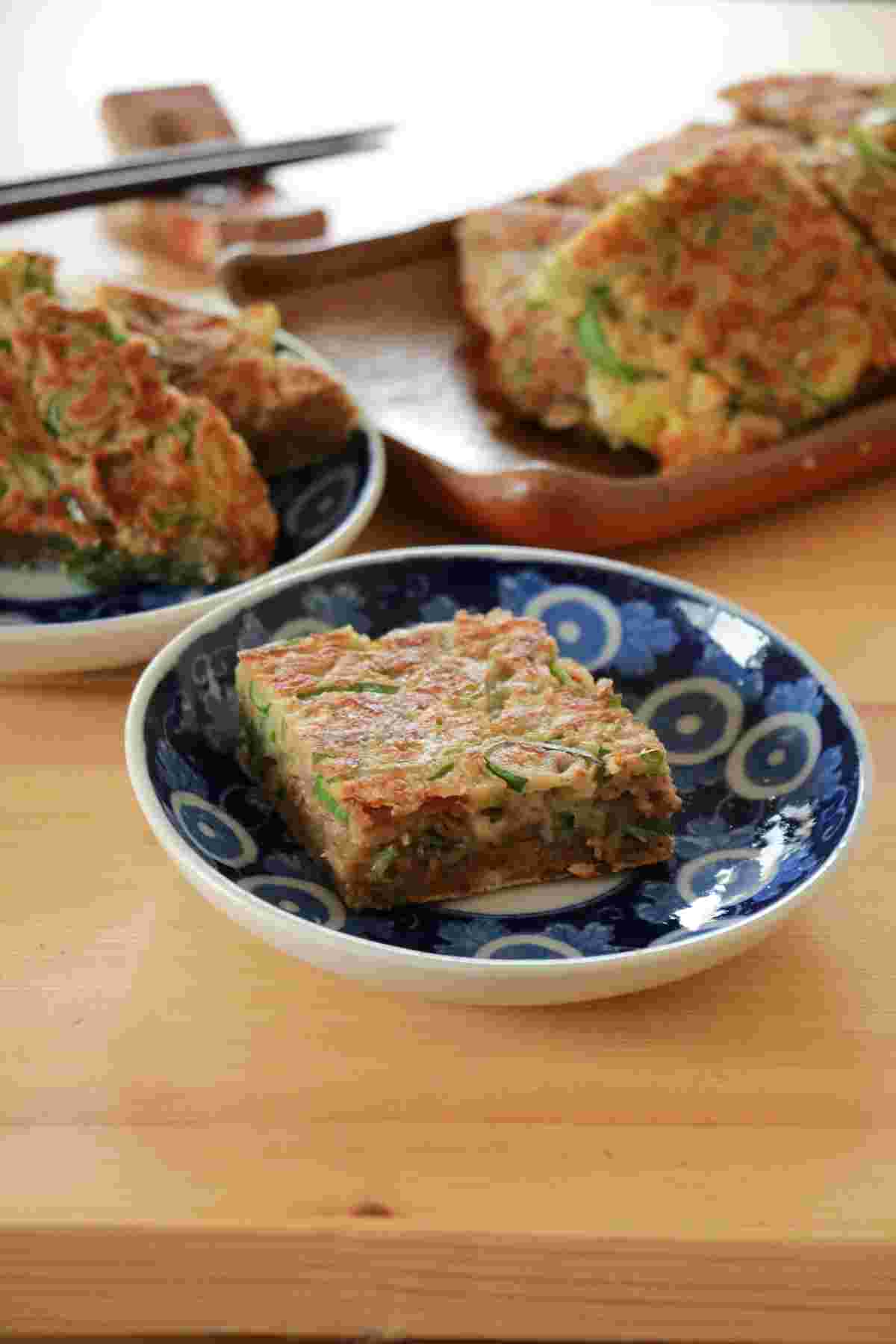 青ねぎと牛肉細切れのねぎ焼き