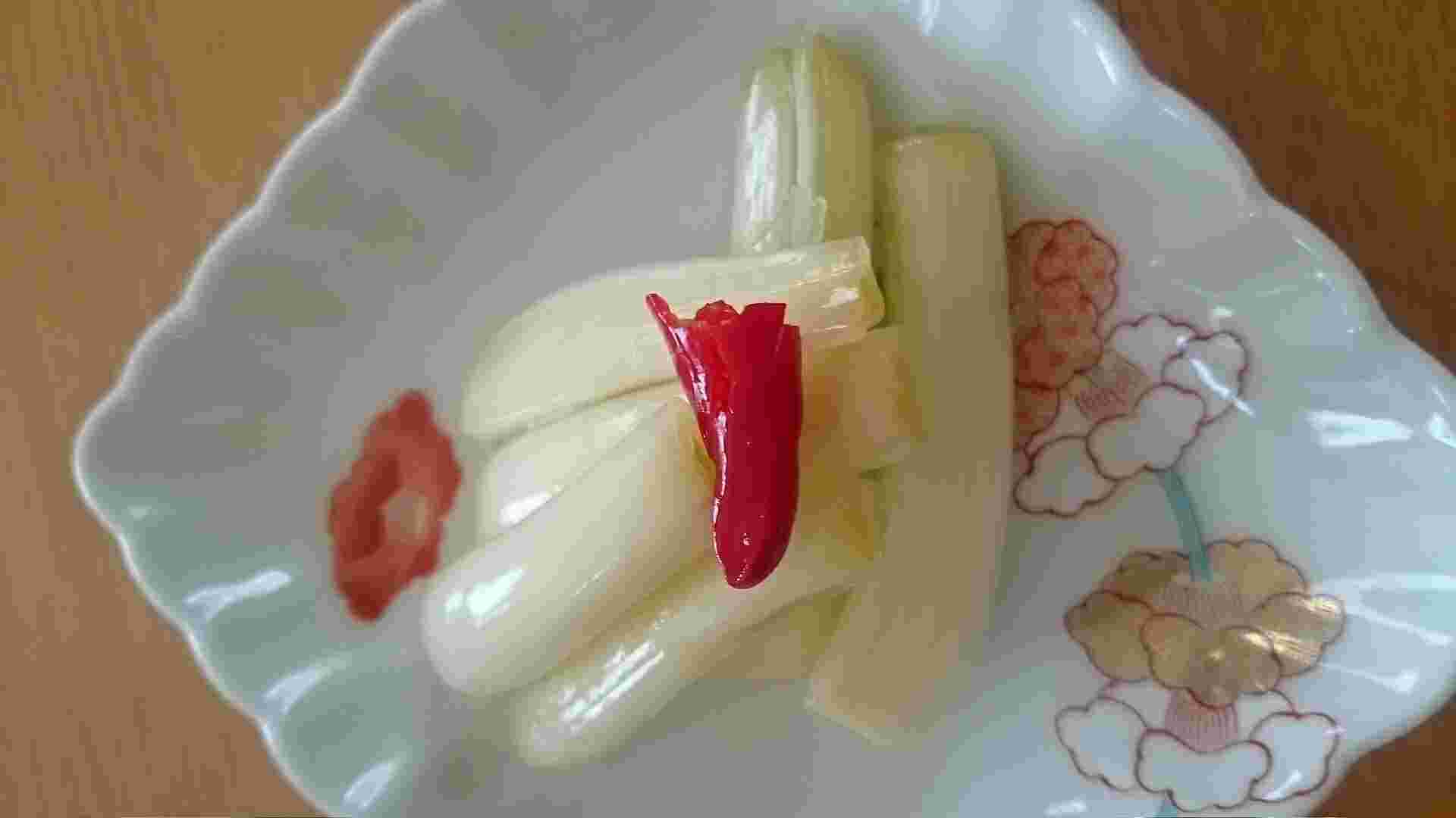 島らっきょうのハチミツ酢漬け