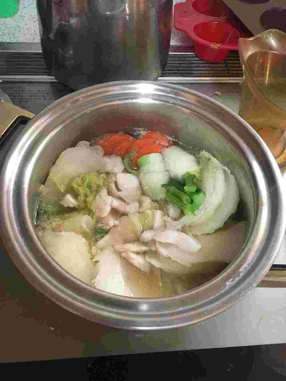 白菜とメジナの寄せ鍋