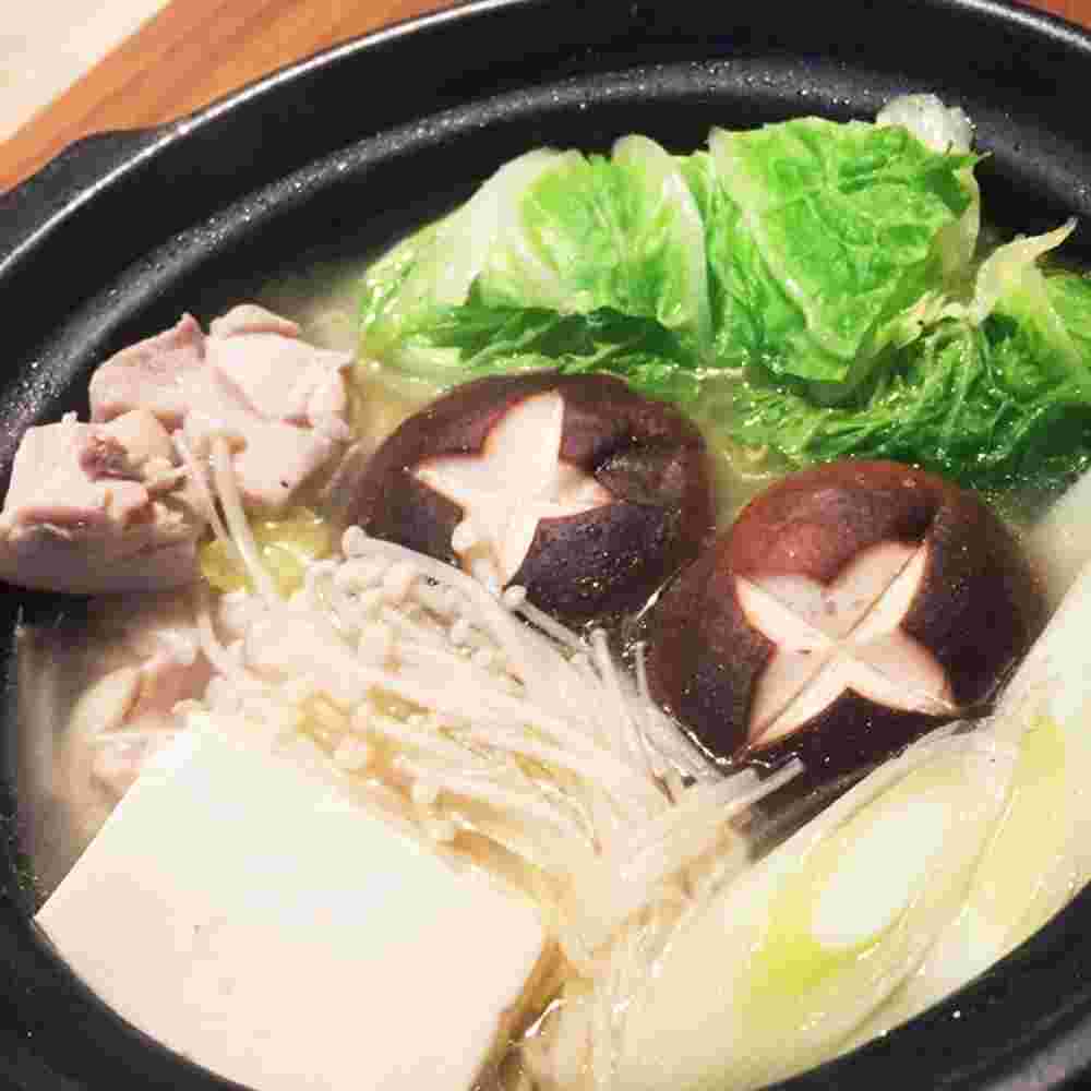 白菜と鶏肉の水炊き