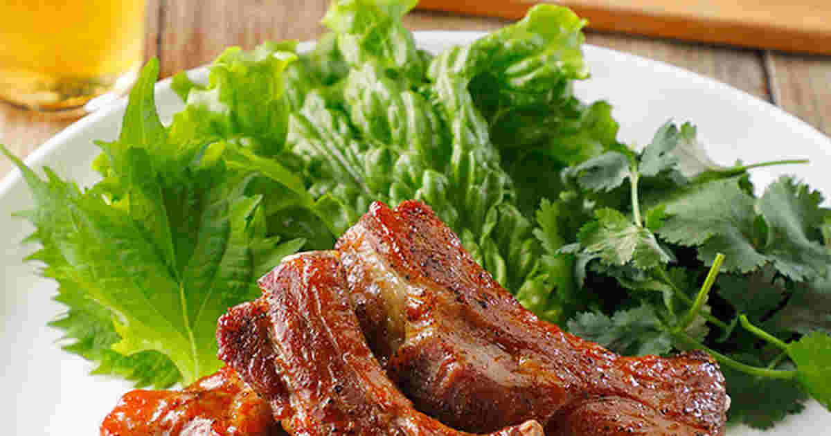 タイ風バックリブの漬け焼き