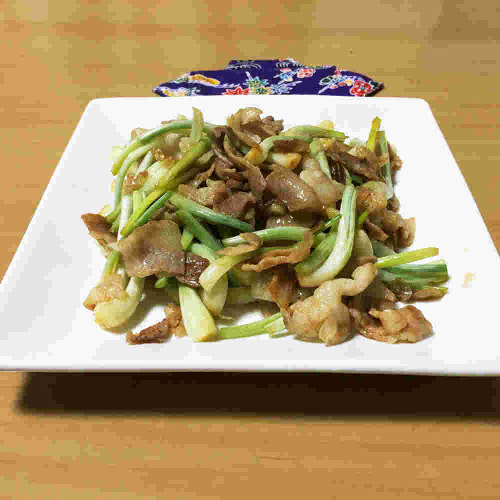 島らっきょうのオイスター炒め