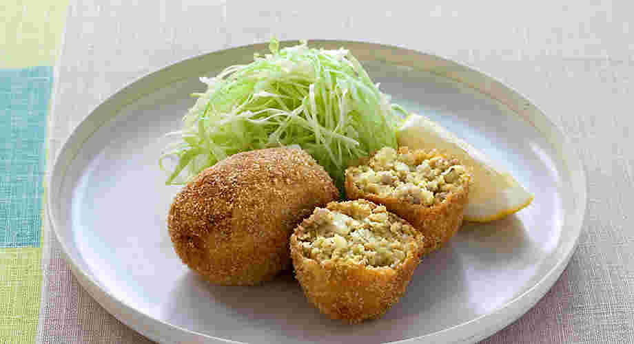 ほくほくな粉豆腐コロッケ