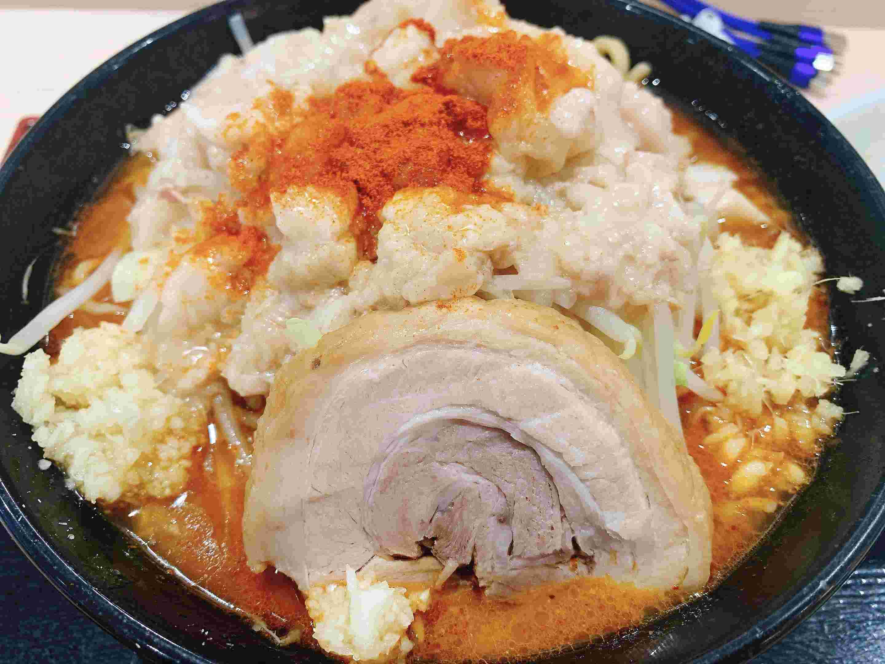 辛味噌の二郎系ラーメン