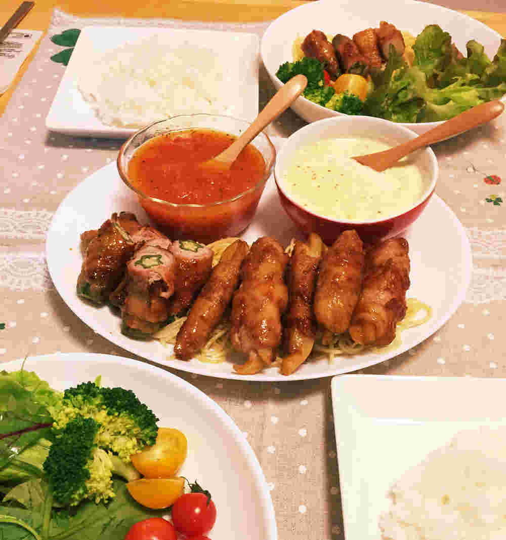 サムギョプサルにつけるチーズ＆トマトソース