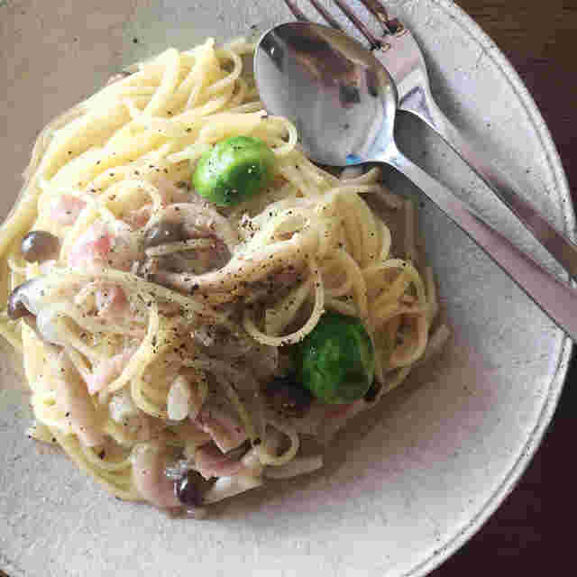 トリュフ塩のパスタ