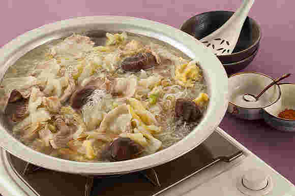 白菜と豚肉のピェンロー鍋