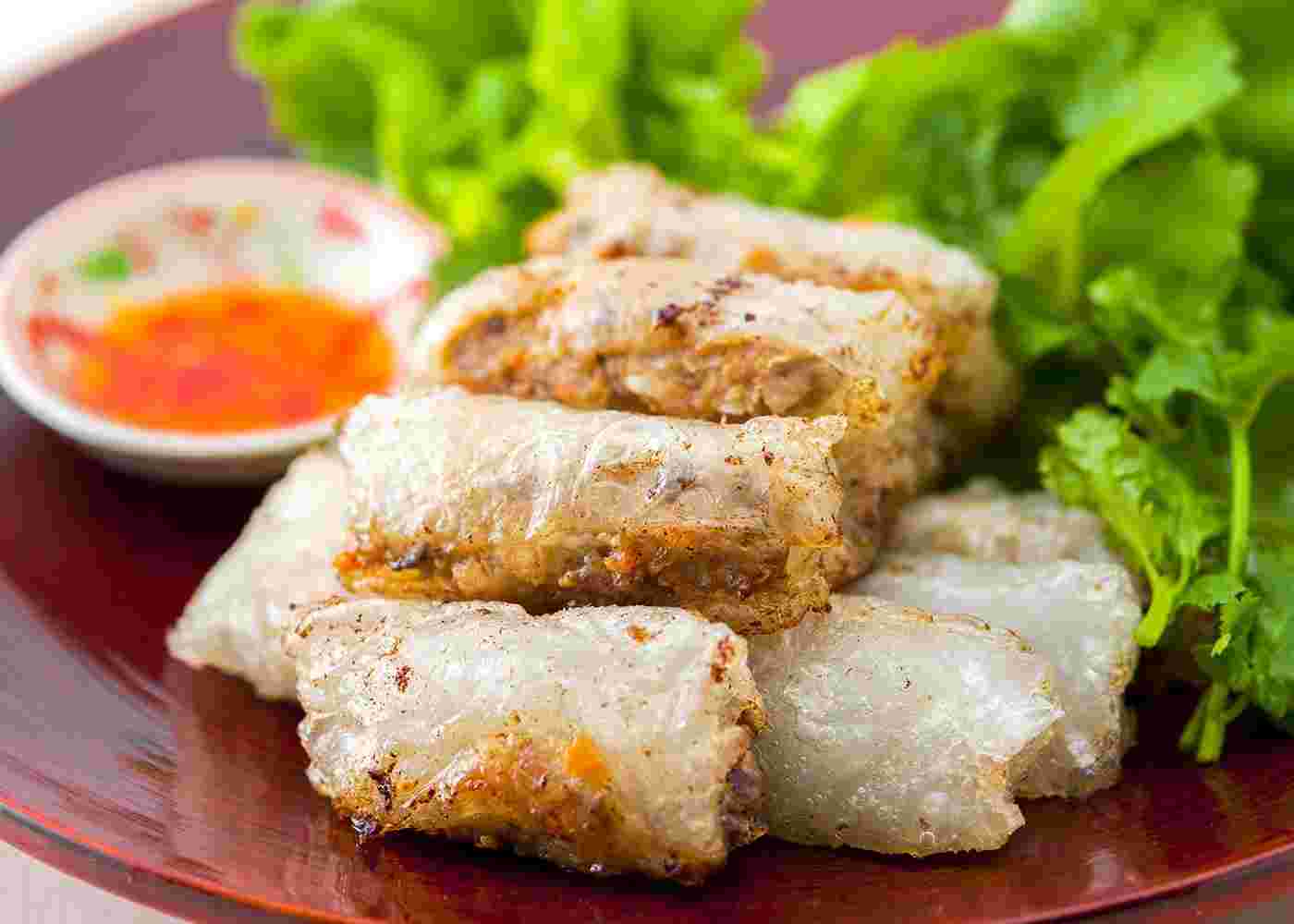 アジア料理の揚げ春巻き
