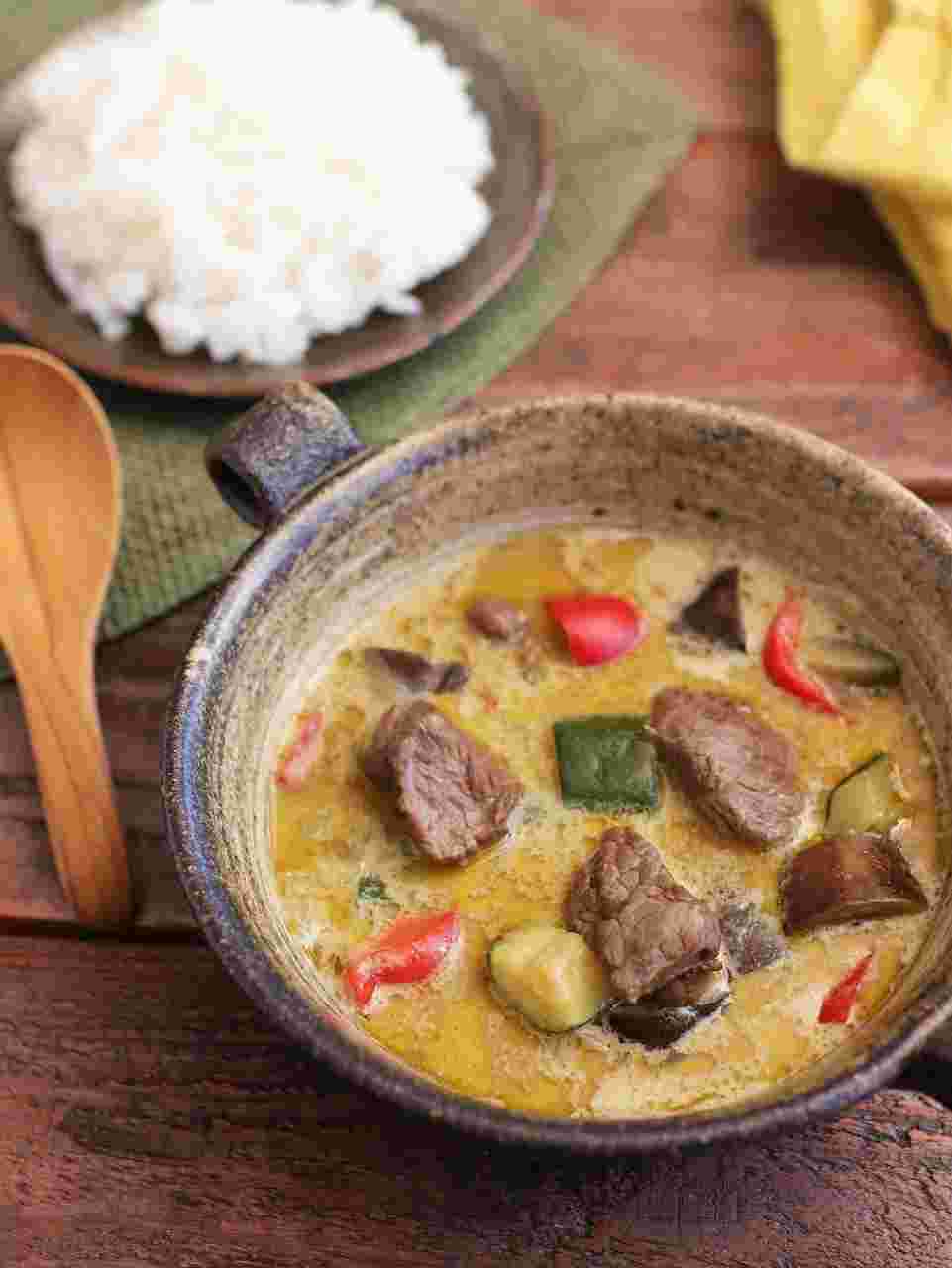 なすカレー、なすとラムのグリーンカレー