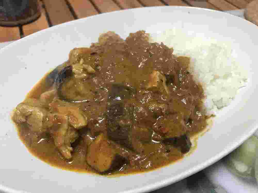 なすカレー、なすと鶏肉のスパイスカレー
