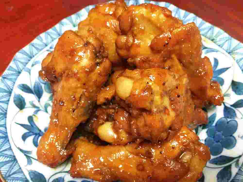 骨付き鶏の照り焼き