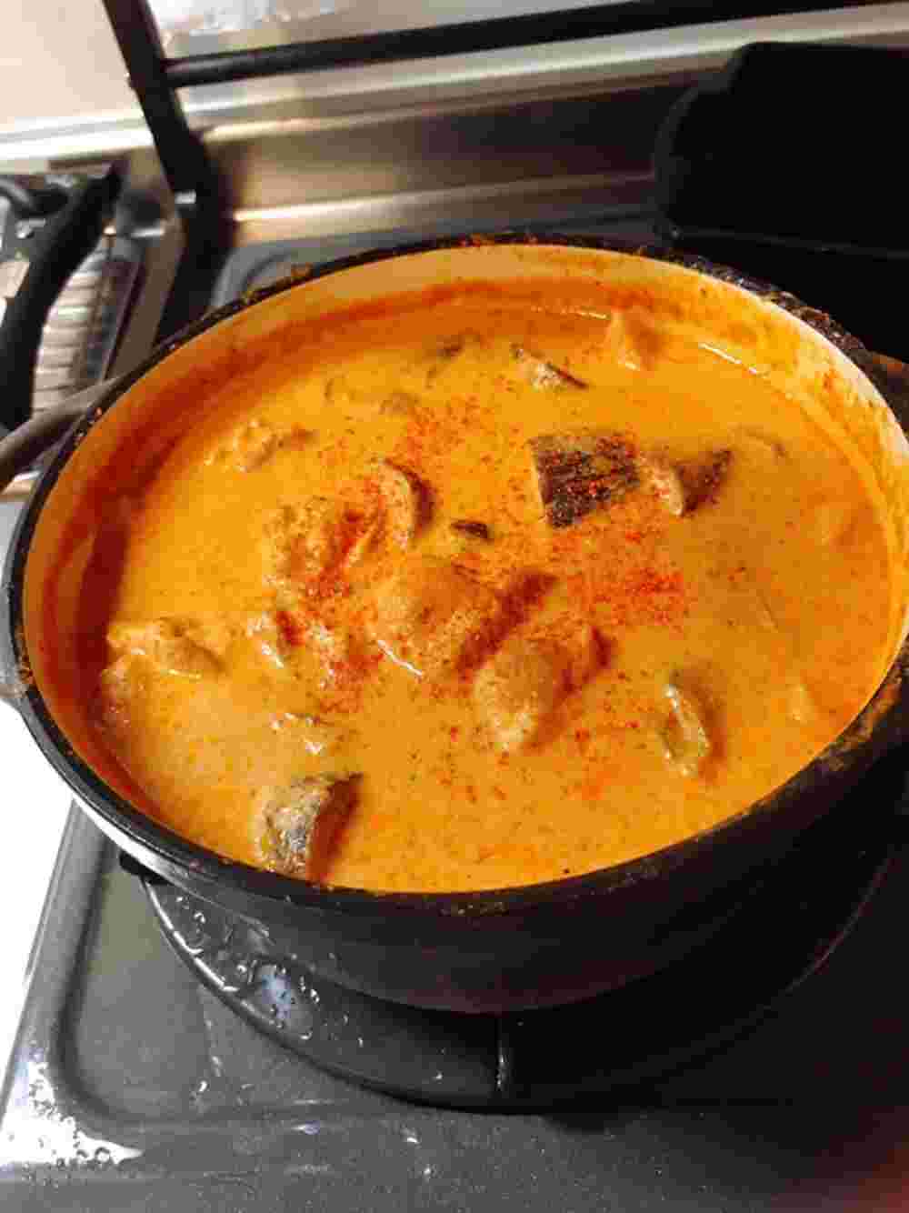 なすカレー、なす入りタイ風レッドカレー