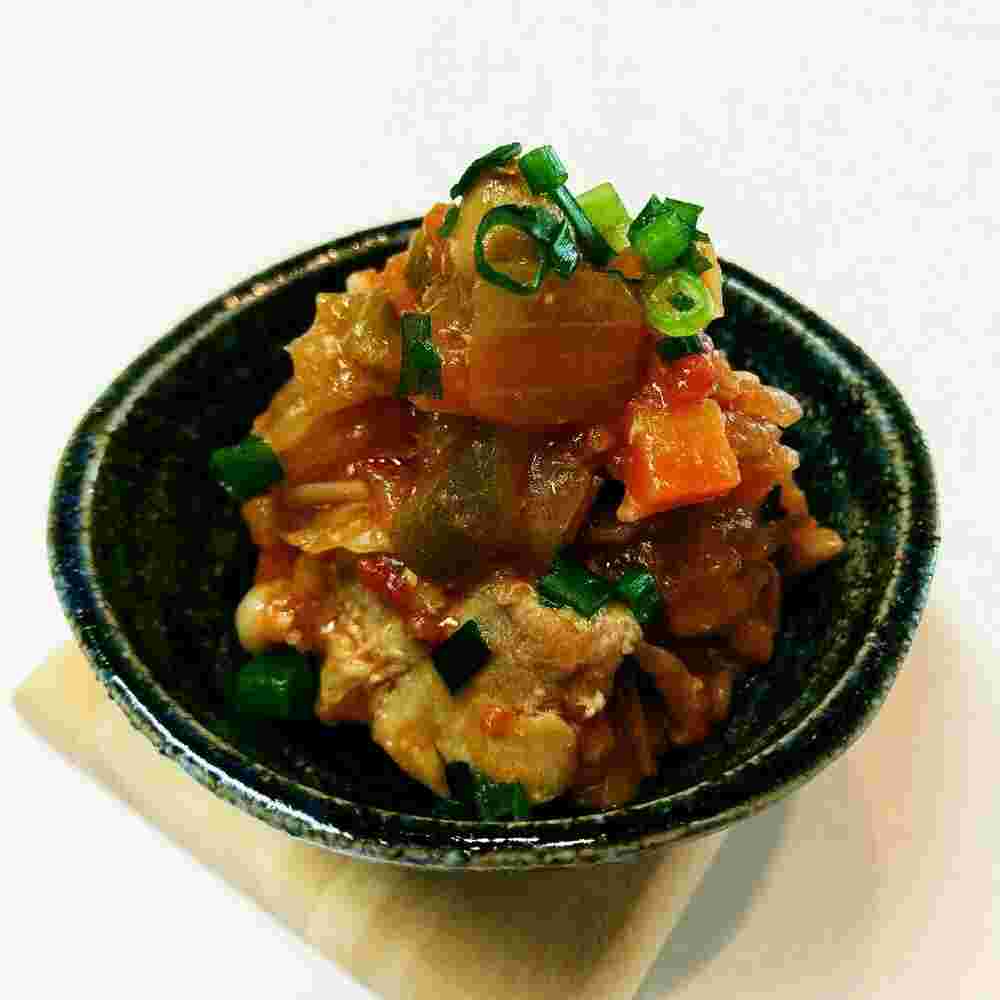ミネストローネの鶏肉のトマト煮