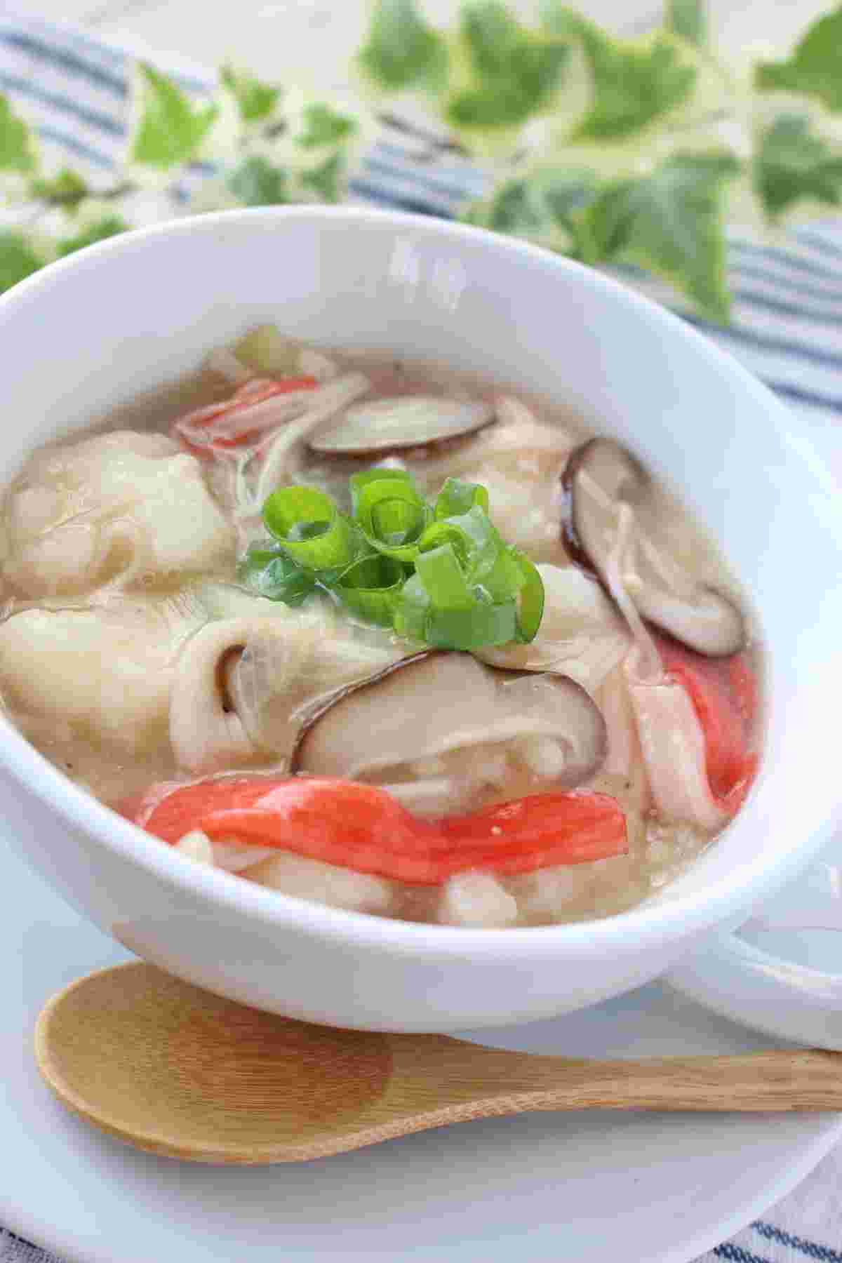 大和芋だんご入りスープ