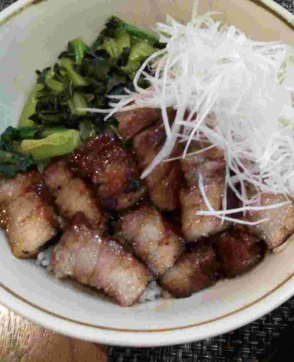 甘辛チャーシュー丼
