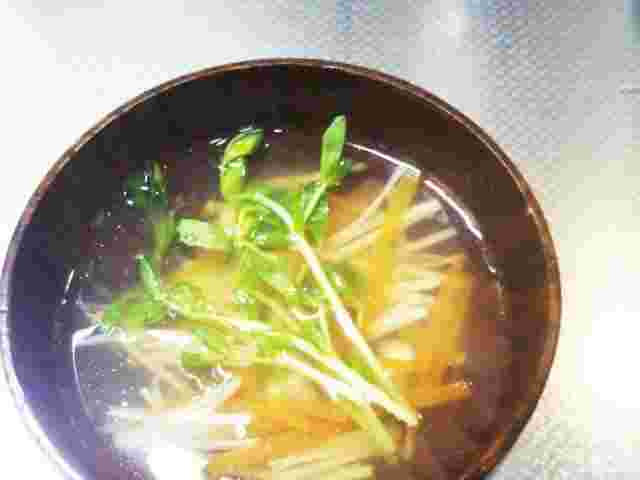 えのきと連子鯛のお吸い物