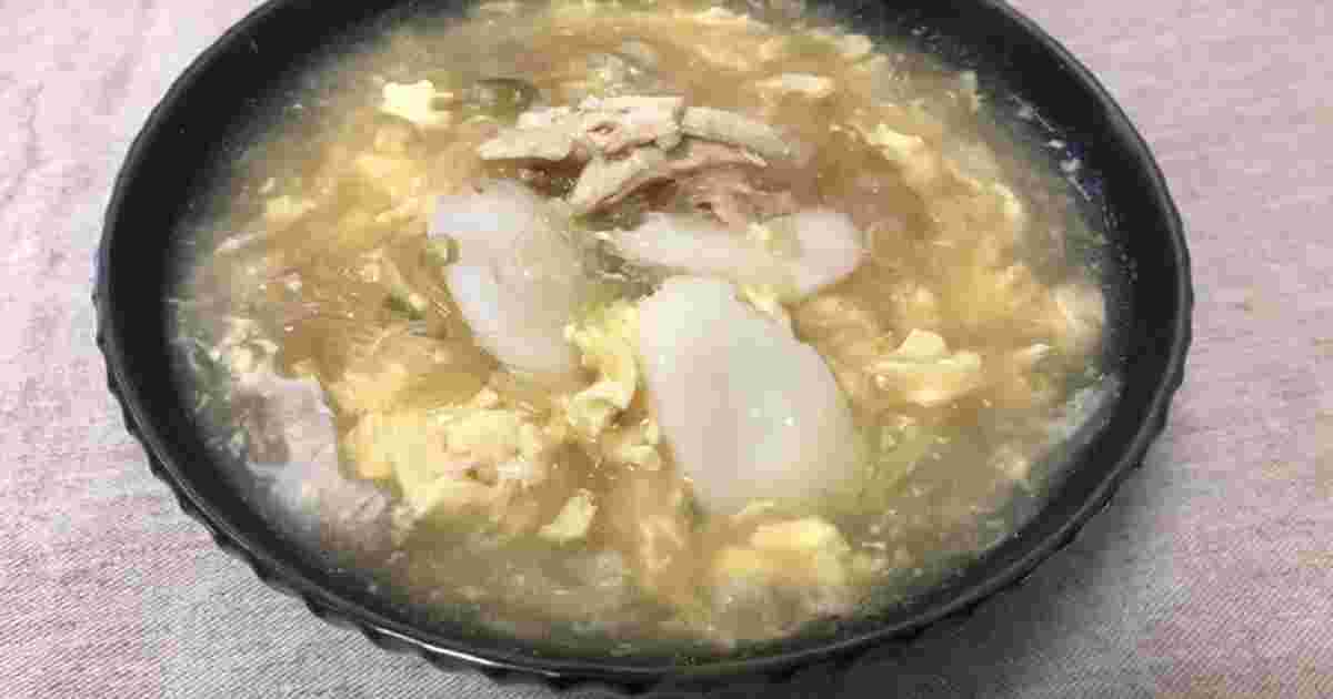 チキンスープの素を使ったあんかけスープ