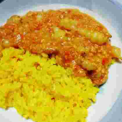 チョロギとひき肉のトマトカレー