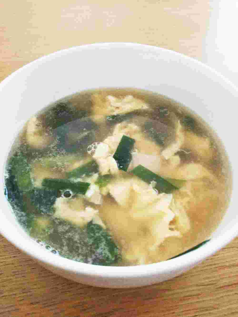 干し貝柱の中華スープ