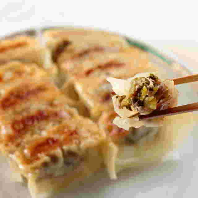 辛子高菜の焼き餃子