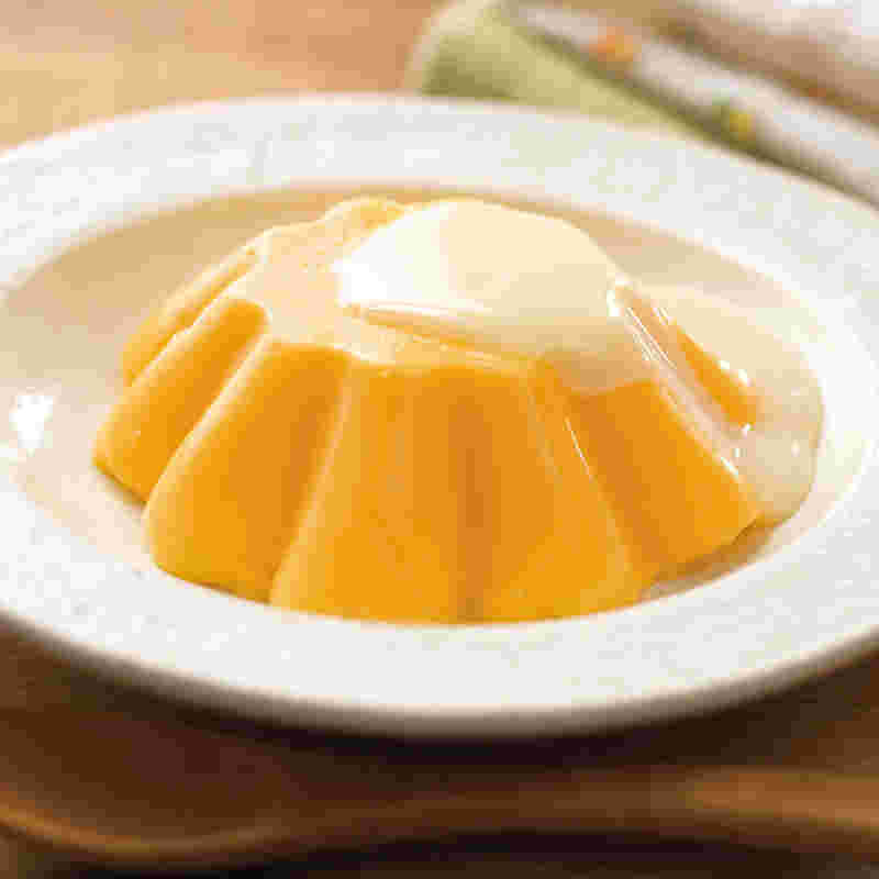 簡単レシピで作ったにんじんのブランマンジェ