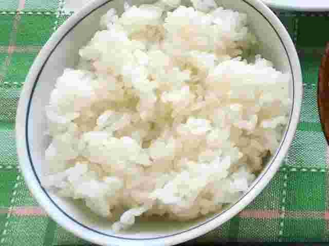 お茶碗によそったしらたきご飯