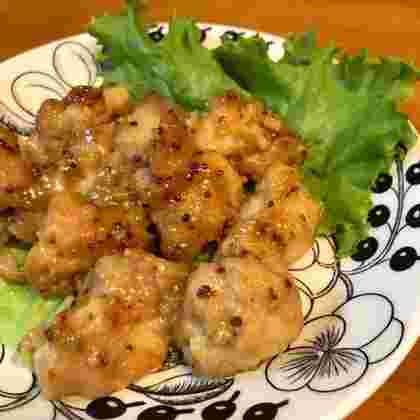 鶏肩肉を使ったハニーマスタドチキン