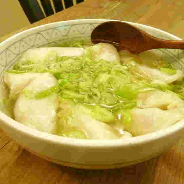 冷凍餃子スープ