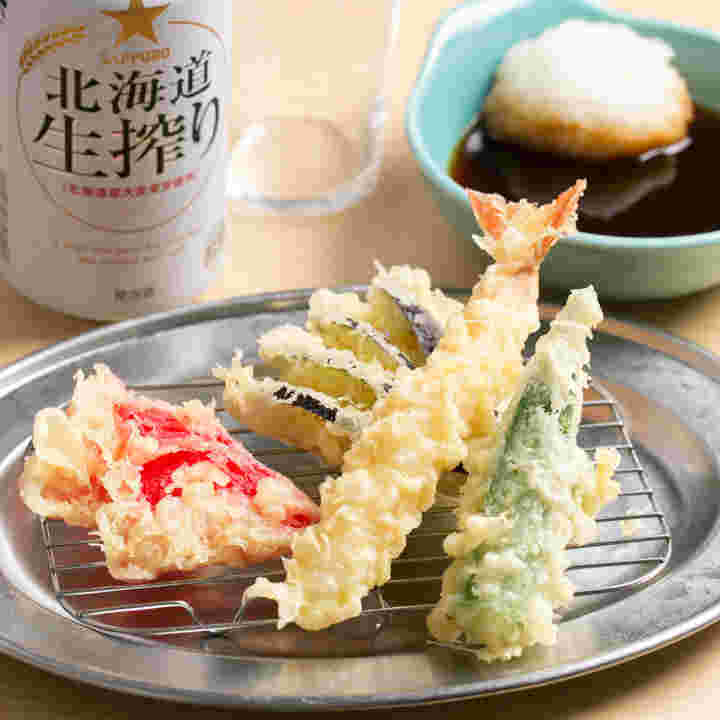 天麩羅えびのやのちょい飲みセット
