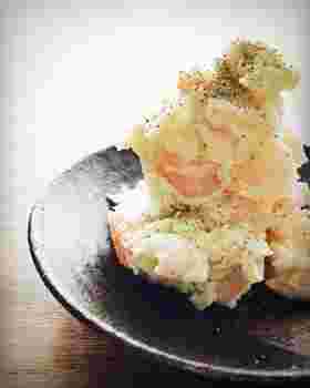 ミートボールパスタに合うエビ入りポテトサラダ