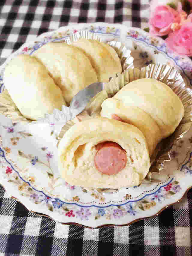 簡単！ふわっとソーセージパン