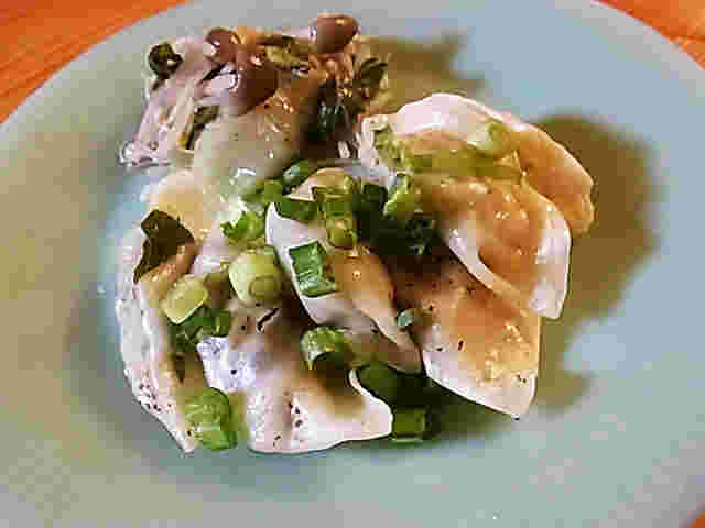 冷凍餃子を使った蒸し餃子
