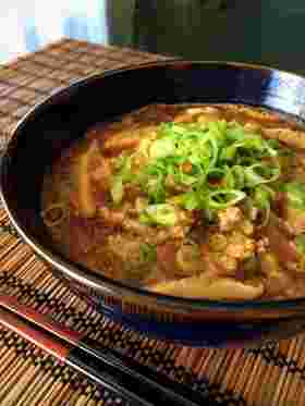 担々麺風の春雨スープ