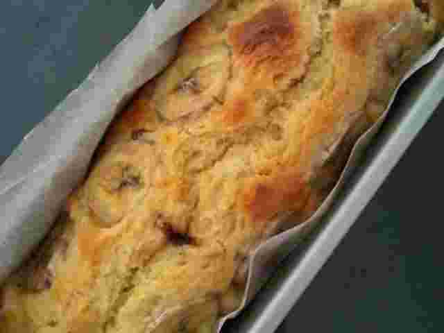 ホットケーキミックスを使ったバナナとチョコのパウンドケーキ
