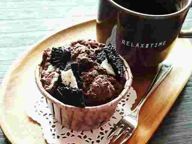 ホットケーキミックスを使ったオレオのチョコマフィン